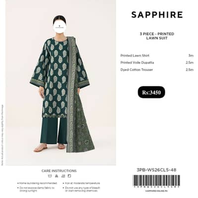 dresses / ladies suit / lawn 2pc 3pc printed suit for sale