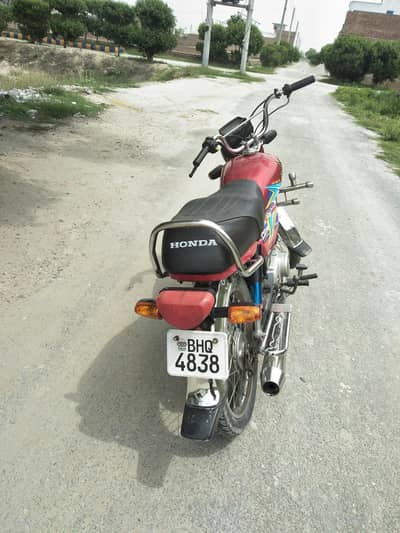 Honda CD70 2019 model for sale  whatsapp no 03052728128