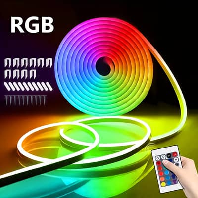 RGB NEON LIGHT STRIP WITH CONTROLLER REMOTE