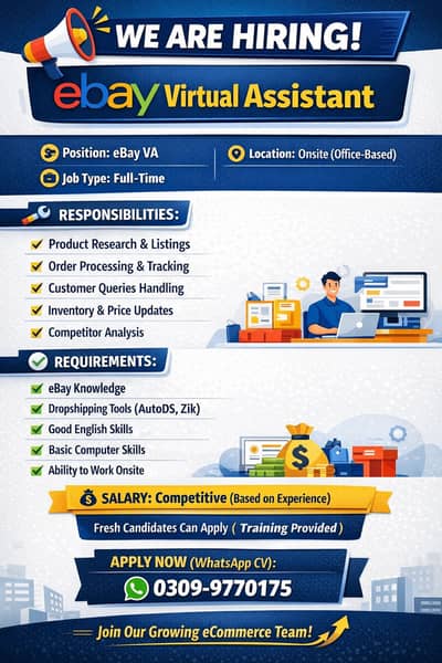 E-bay virtual assistant