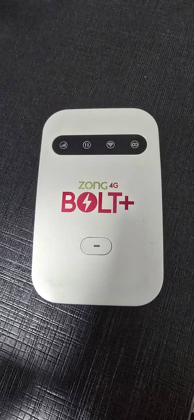 Zong 4G Bolt+ MF25 WiFi Device | Brand New Condition | 3 Months Only