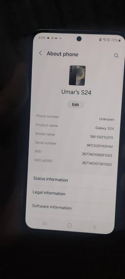 Samsung s24 non pta with box