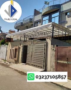 Fiberglass Door , Fiber shades , car parking , Fiberglass sheet