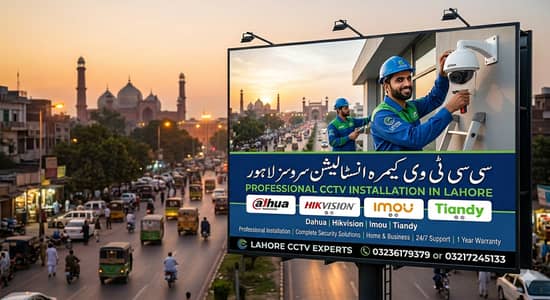 Dahua Hikvission CCTV Camera Installation Lahore