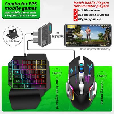 4in1 combo pack gaming mix pro