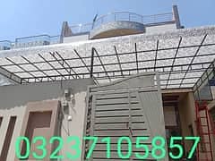 Fiberglass Door , Fiber shades , car parking , Fiberglass sheet