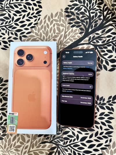 iPhone 17 Pro Max PTA Approved 256 GB