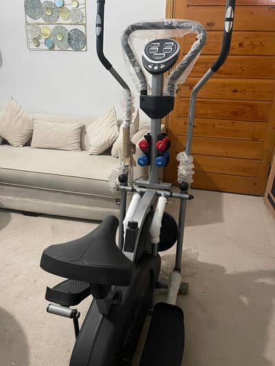Elliptical and cycling machine