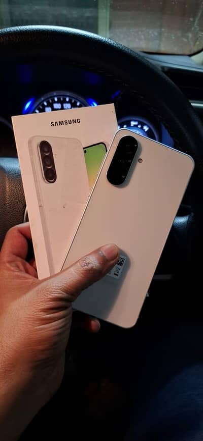 Samsung Galaxy A56 12/256 white clr full box 10/10 condition