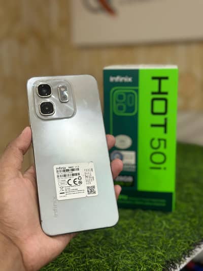 Infinix Hot 50i 6gb Ram 128gb Storage With Box & Charger