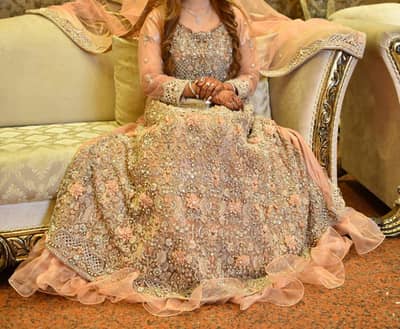 NEW EMBROIDERY LUXURIOUS DRESS FOR BRIDE