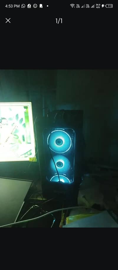 Core I 7 6 gen with 32 inch FHD monitor 16gb ddr r
