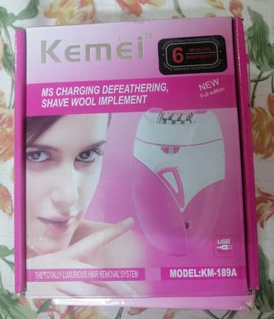 Kemei Epilator KM-189A – USB Rechargeable