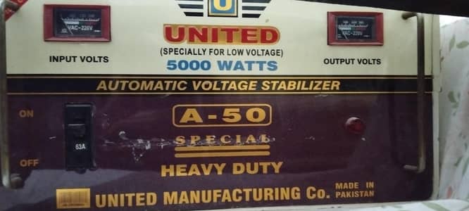 2000 and 5000 watt stabilizer