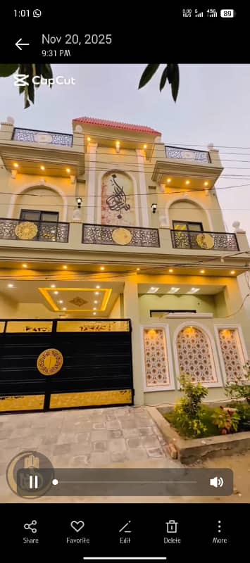 Star city civil hospital road New brand luxury 5 marly proper double story house for sale