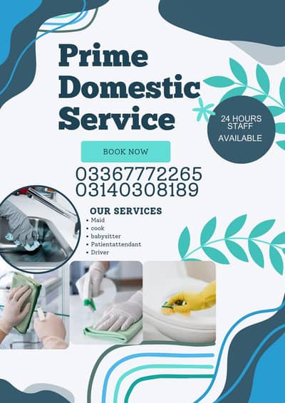 Maid /Babysitter/Helper/Driver/Patient attendant etc