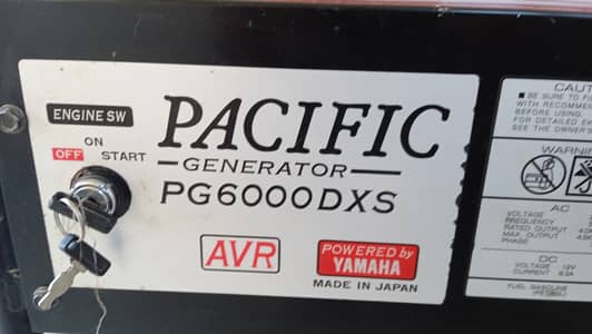 Yamaha generator made in Japan