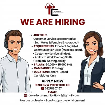 Call Center Jobs | Male & Female Agents Required | CSR Required | Job