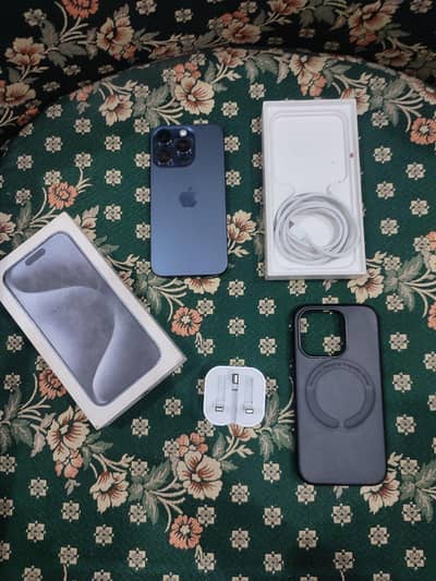 iphone 15 pro 256gb jv (complete box)