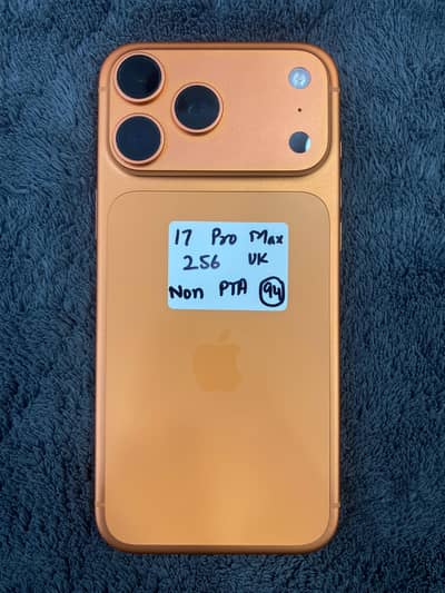 17 PRO MAX 256Gb NON PTA