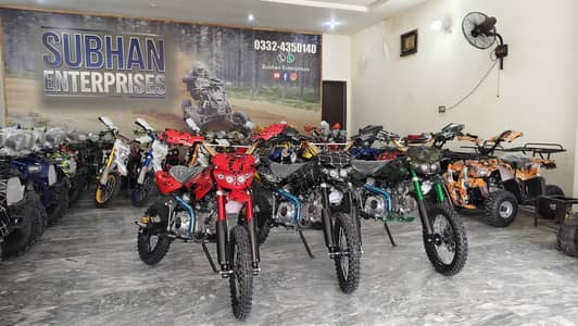 124cc Sports Mini Dirt & Atv Quad Bike Delivery In All Pakistan