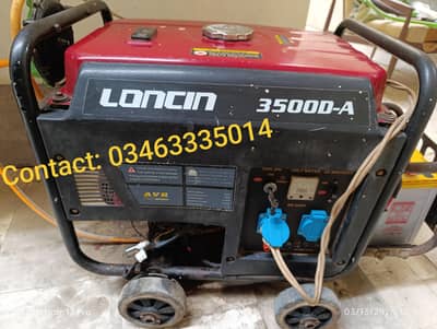 Loncin 3.5 KVA for Sale (Contact : 03463335014)