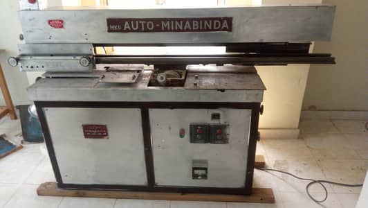 Auto Minabinda Mk2 book binding machine