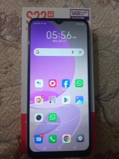 Itel S23  16GB +256GB sky blue colour for sale