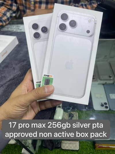 17 pro max 256gb pta approved box pack