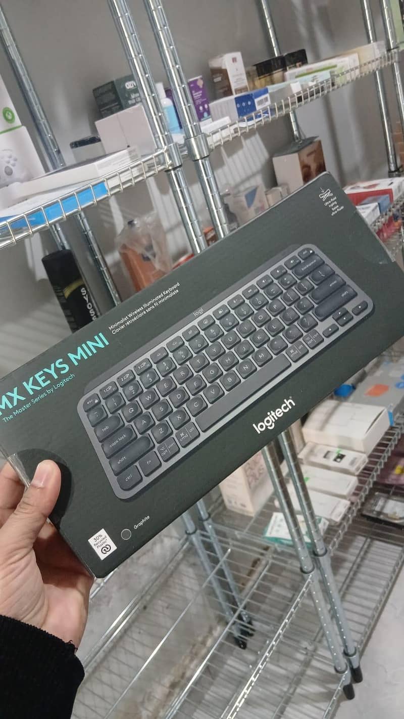 Logitech MX keys mini wireless keyboard Graphite 0