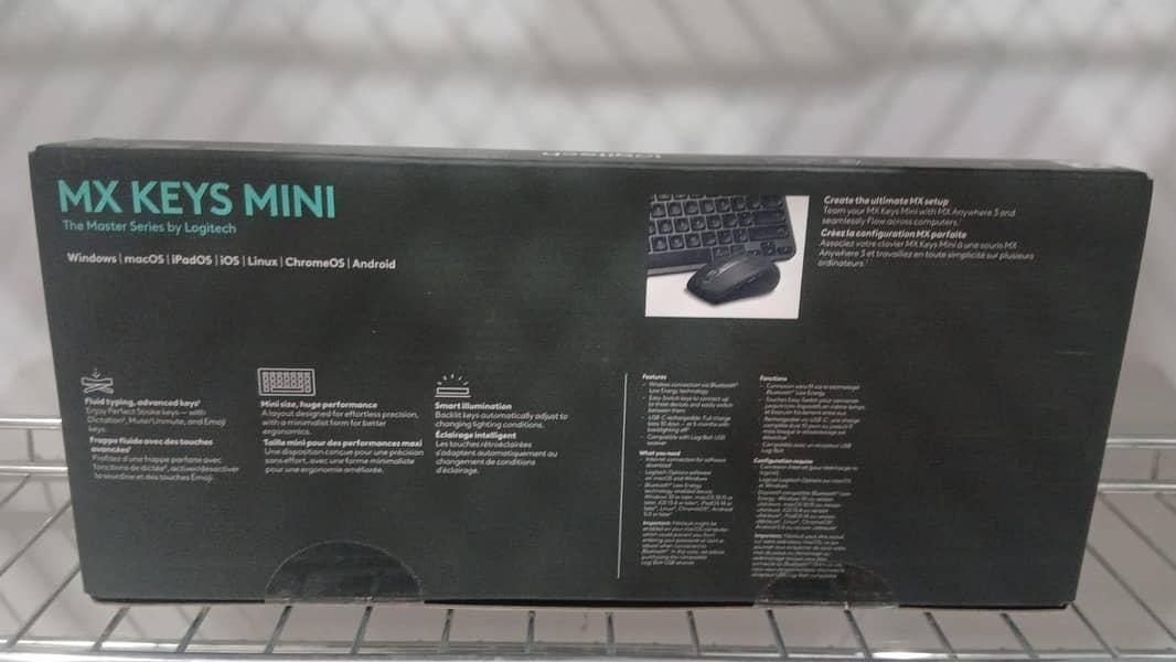 Logitech MX keys mini wireless keyboard Graphite 1