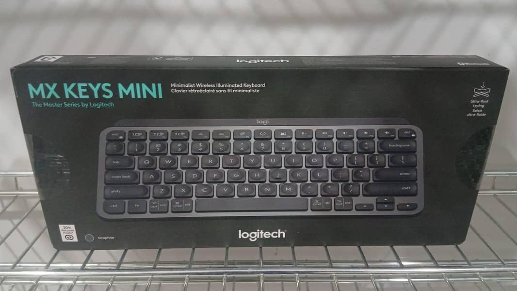 Logitech MX keys mini wireless keyboard Graphite 2