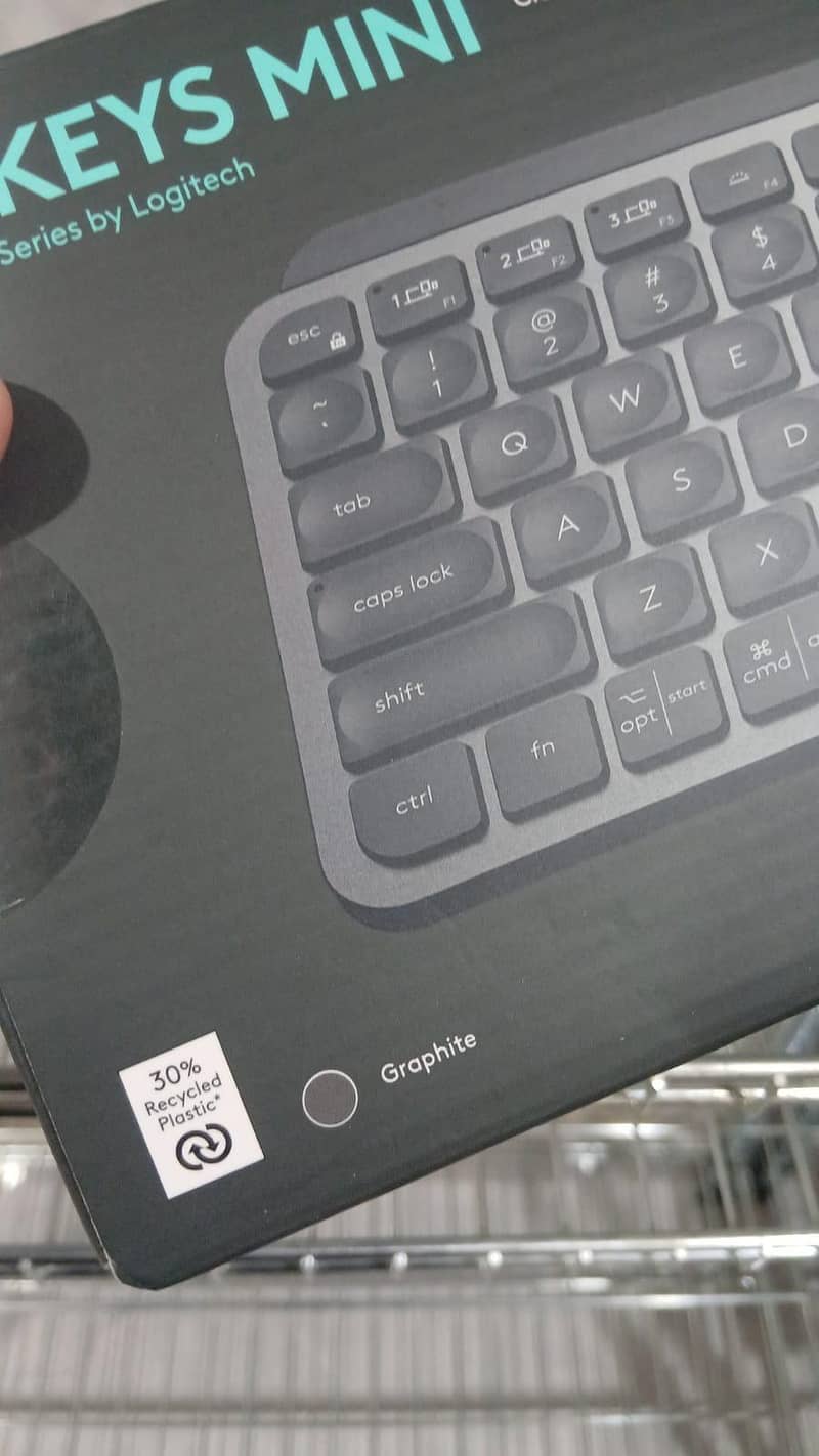 Logitech MX keys mini wireless keyboard Graphite 3