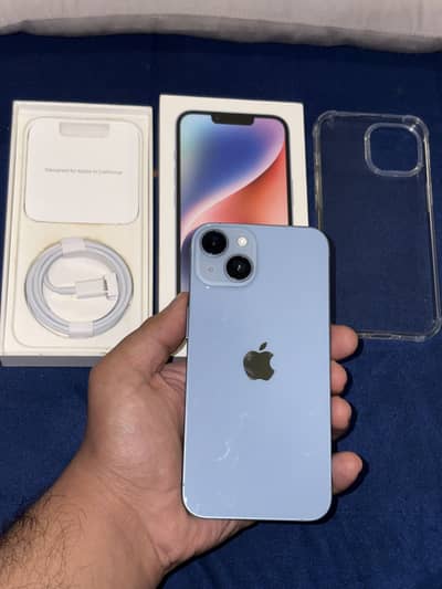 Iphone 14 non pta jv 128gb with box and cable