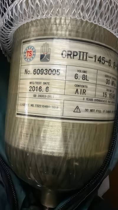 Scuba diving cylinder