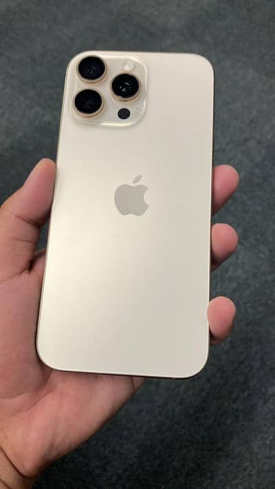 Iphone 16 pro max 256gb Dessert Titanium