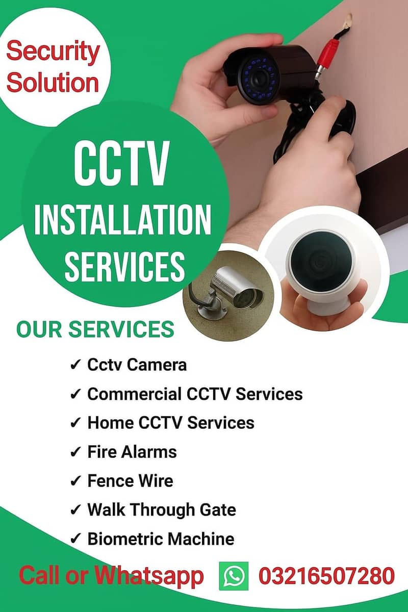 CCTV camera installation 0
