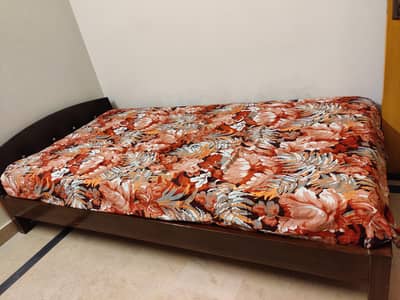 Single Solid Wood Bed