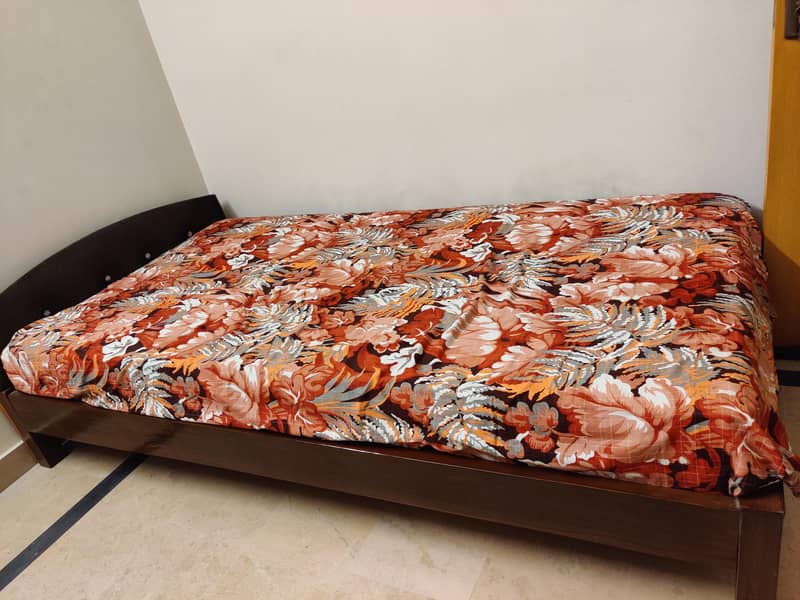Single Solid Wood Bed 0