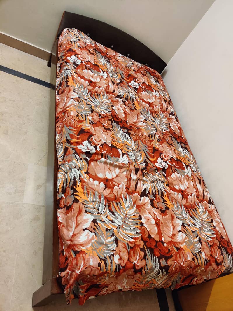 Single Solid Wood Bed 2