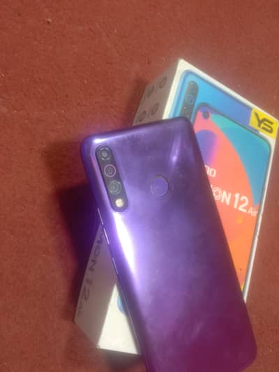 tecno camon 12 air 4/64 with box