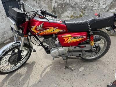 Honda 125 red colour copy file ok
