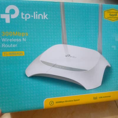 Tp link router with adapter box pack available