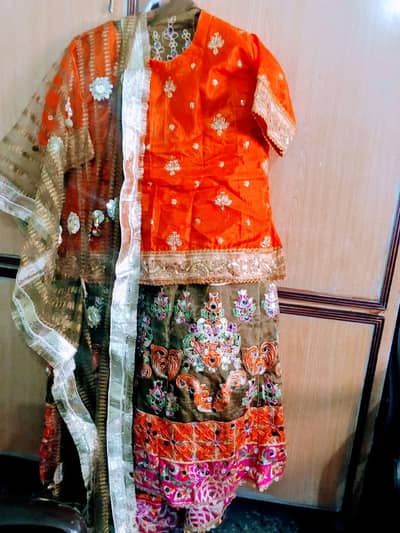 Beautiful Mehndi Dress – Wedding Wear