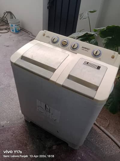 homage washing machine 1020sa