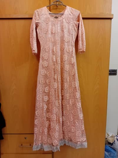 net maxi with dupatta  /used