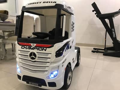 Kids Electric Ride-On Truck - Premium Style