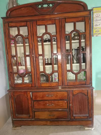 Wooden Cabinet | 100% Lakri Almari Showcase  ٹپ: