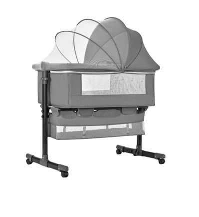 Brand New Baby Cot with Manual Swing, Net & Wheels Imported urgent