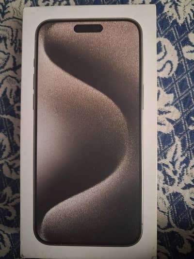 iPhone 15 pro max 256 official PTA Approved